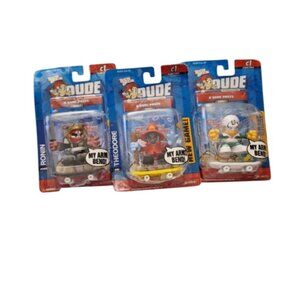 Tech Deck Dudes New In Package Lot Clash Crew C1 Theo Ronin and Thunder Great Gi